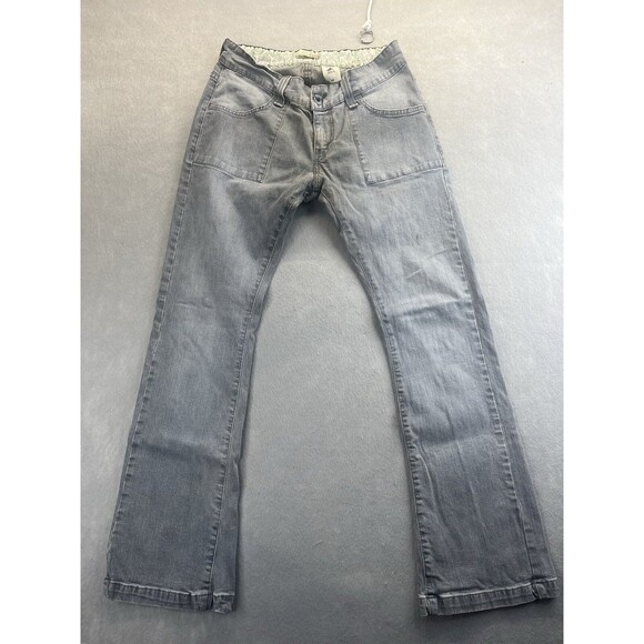 Levis 542 Low Straight Retro Patch Flap Pocket Gray Women Jeans 8 M WPL 423 - Picture 2 of 13